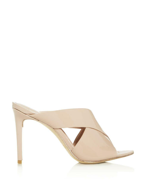 Rachel Zoe Women's Lauren Crisscross High-Heel Slide Sandals Size 7.5